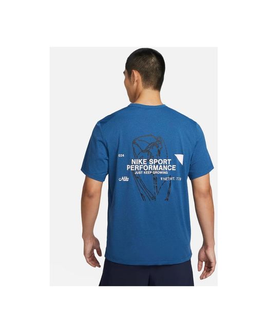 Nike Grafik t-shirt für männer in Blue für Herren