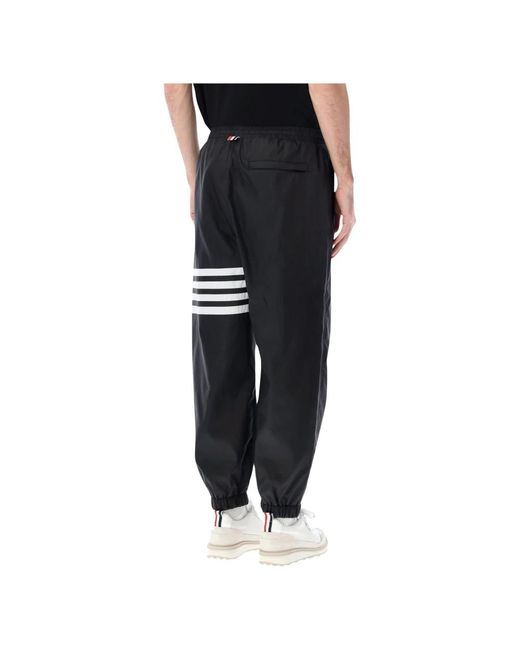 Thom Browne Black Sweatpants for men
