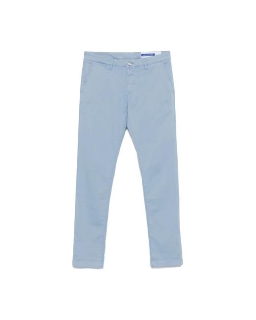 Jacob Cohen Blue Chinos for men