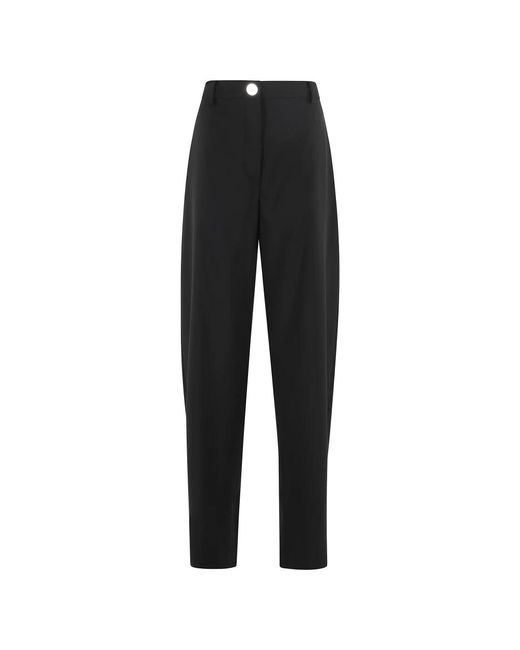 Tapered Trousers Sportmax de color Black