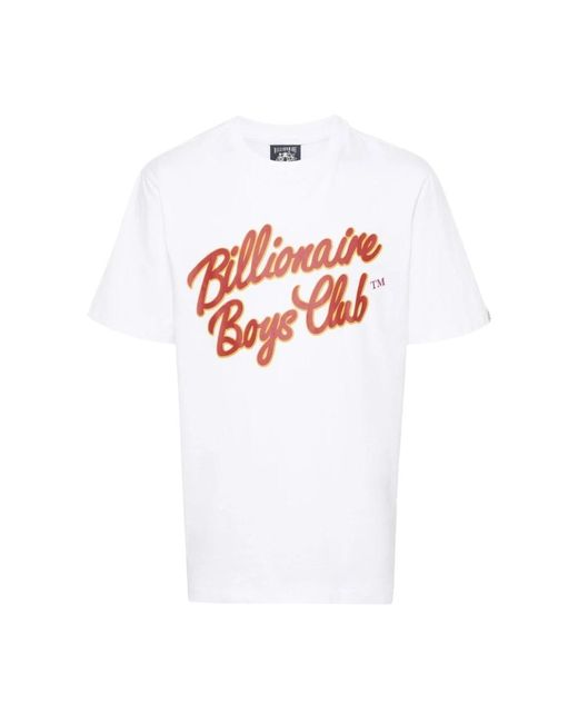Billionaire Logo print weißes t-shirt für männer in White für Herren
