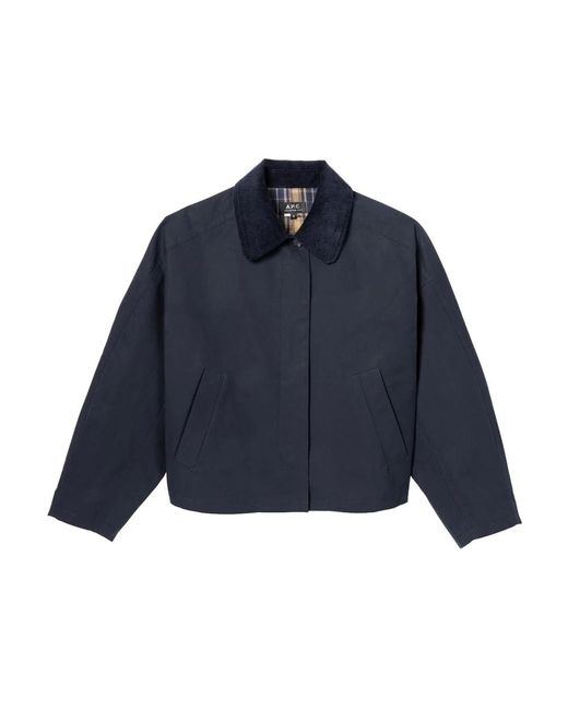 A.P.C. Light Jackets in het Blue