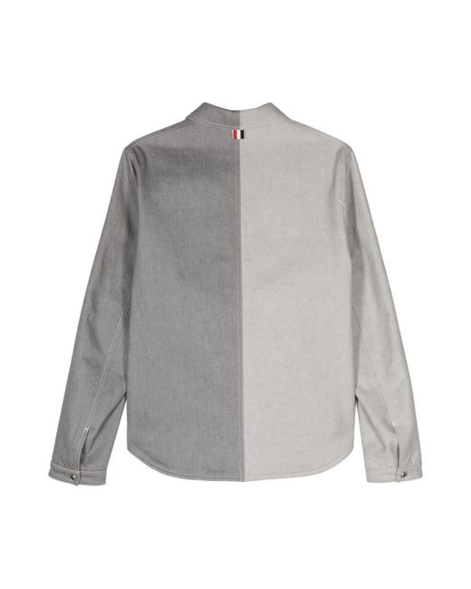 Thom Browne Gray Casual Shirts for men