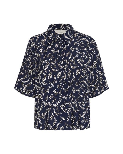 Shirts Kaffe en coloris Blue
