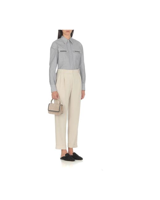 Brunello Cucinelli Natural Chinos