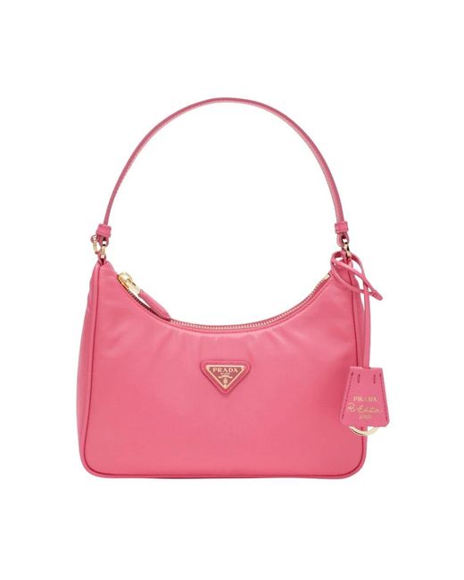 Prada Pink Shoulder Bags