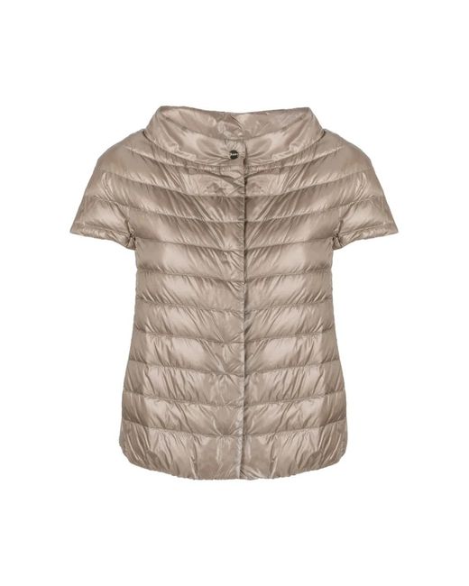 Herno Jassen ,Bruin ,Outerwear in het Natural