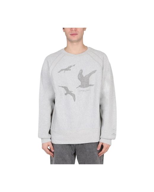 Engineered Garments Graphic Print Sweatshirt in Gray für Herren