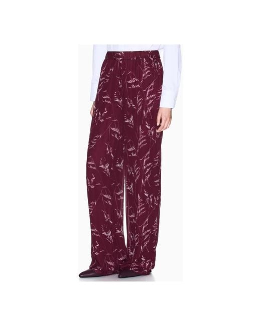 ARMANI EXCHANGE Wide Trousers in het Purple