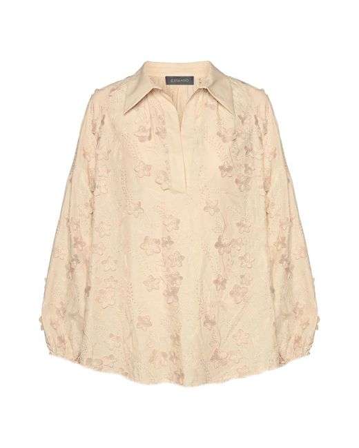Elena Miro Natural Blouses