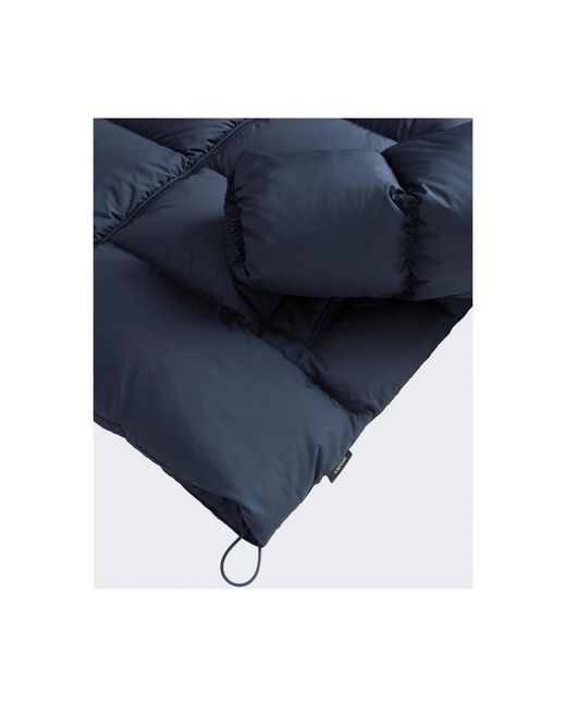 Woolrich Jassen ,Blauw ,Polyester Cloud Eagle Jacket in het Blue voor heren