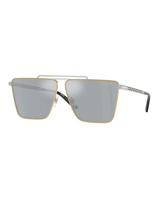 Versace Gray Sunglasses for men