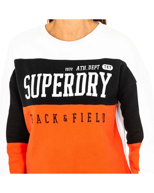 Superdry Orange Sweatshirts