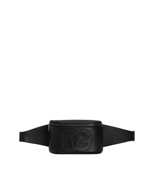 Dolce & Gabbana Black Bum Bags for men