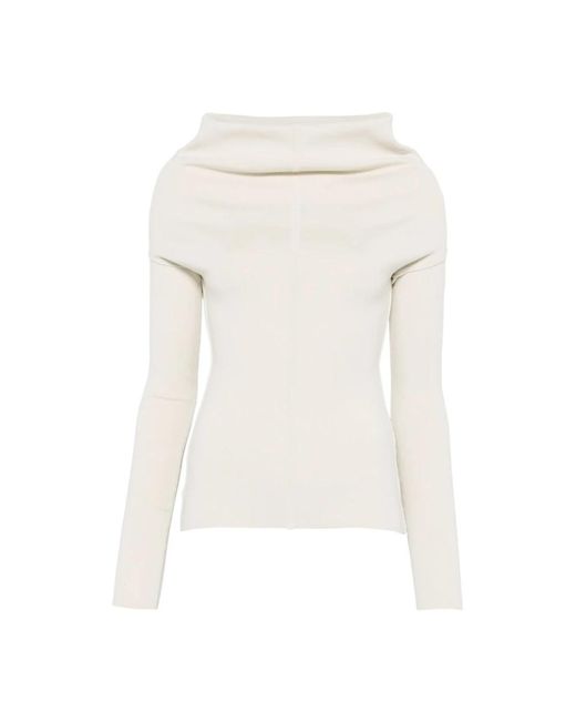 Turtlenecks Rick Owens de color White