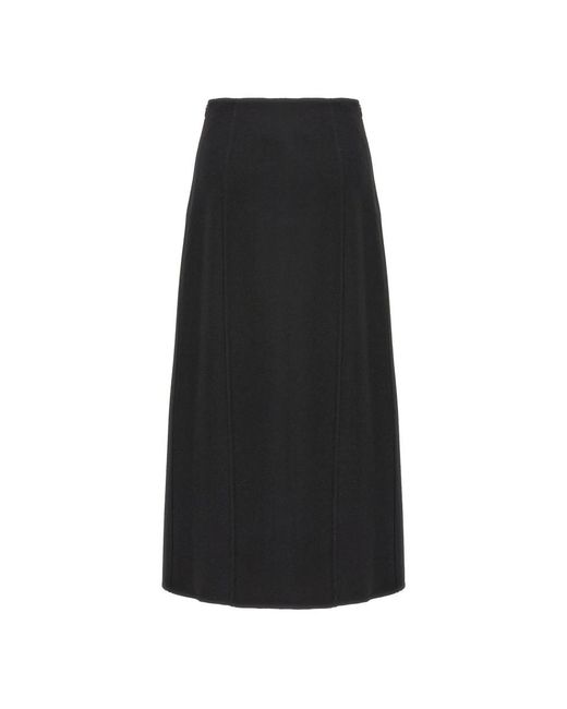 Ermanno Scervino Black Midi Skirts