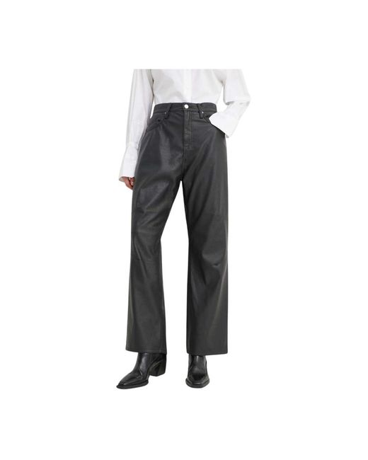 Won Hundred Rechte Broek in het Gray