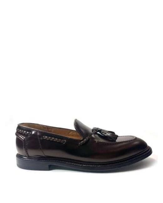 Green George Black Loafers for men