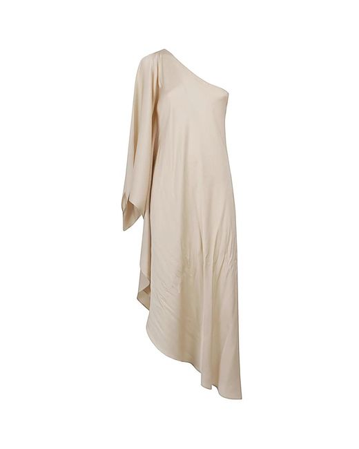 Silk95five Midi Dresses in het Natural