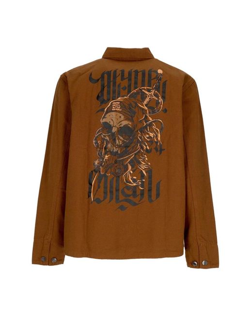 DOLLY NOIRE Brown Light Jackets for men