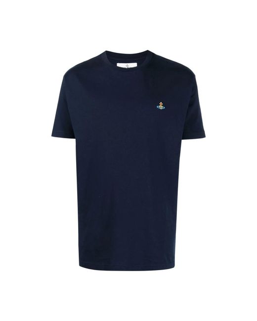 Vivienne Westwood Klassisches baumwoll orb t-shirt - navy in Blue für Herren