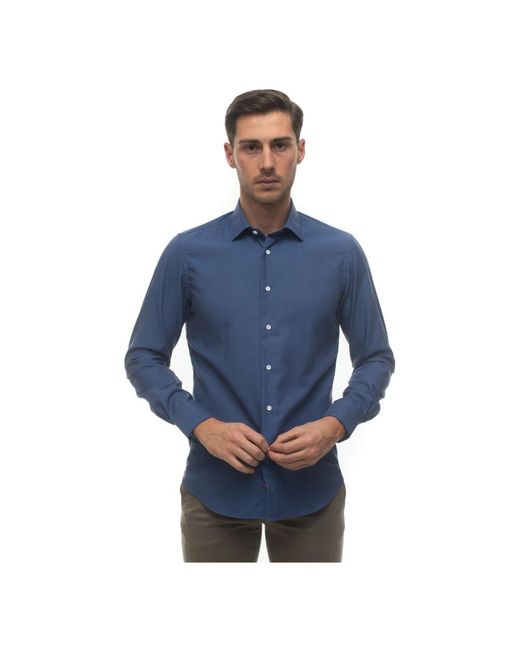 Carrel Blue Casual Shirts for men