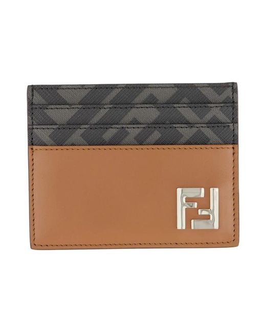 Fendi Ff Squared Kartenetui in Black für Herren
