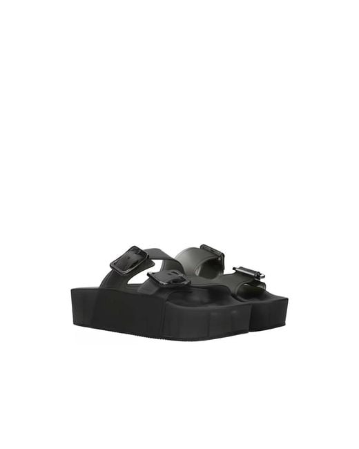 Balenciaga Black Sliders
