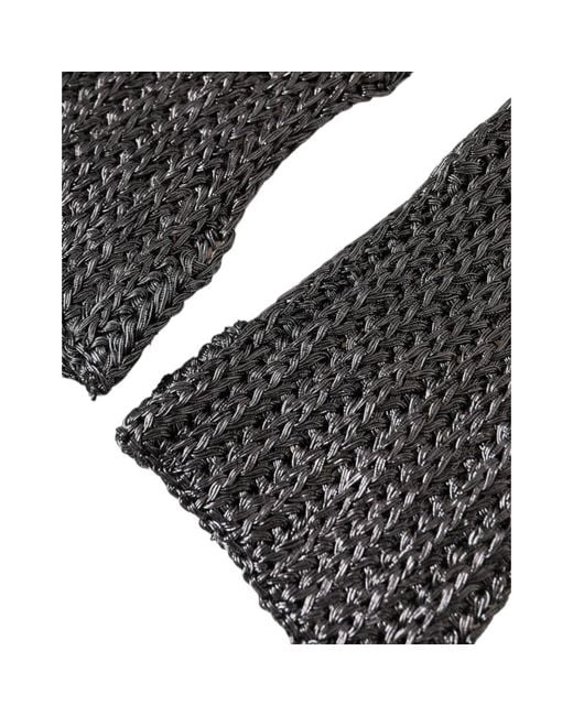Dolce & Gabbana Black Gloves