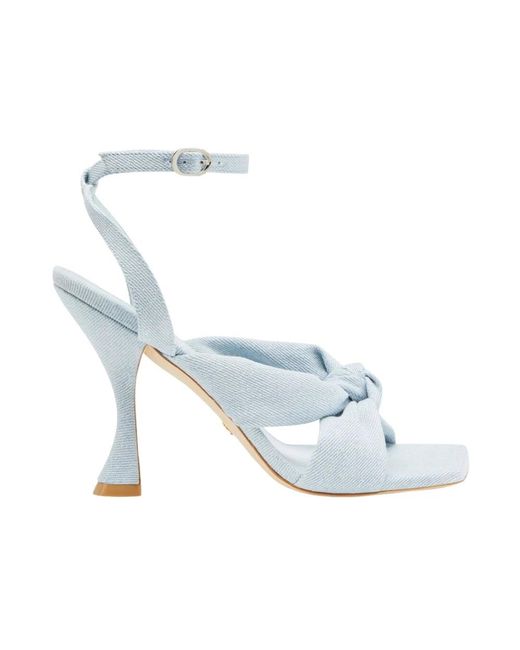 Stuart Weitzman Blue High Heel Sandals