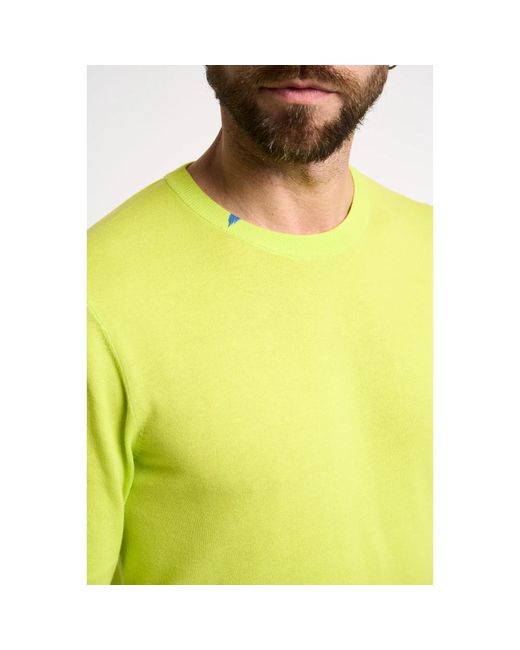 Sun 68 Round-neck knitwear in Yellow für Herren