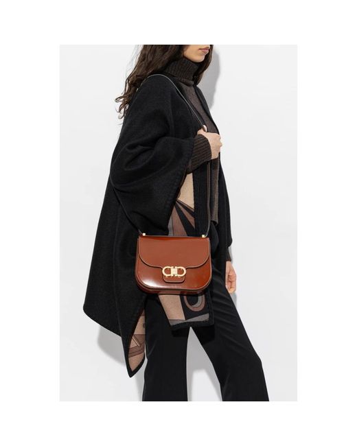 Ferragamo Brown Cross Body Bags