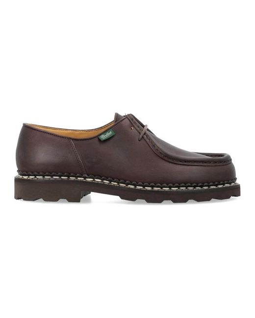 Paraboot Brown Laced Shoes for men