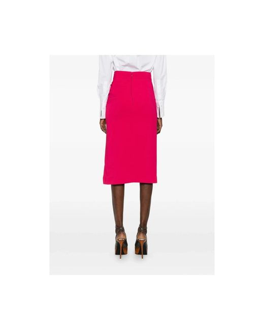 Valentino Pink Midi Skirts