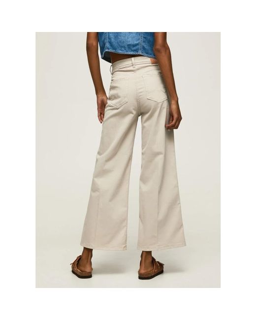 Pepe Jeans Blue Wide Trousers