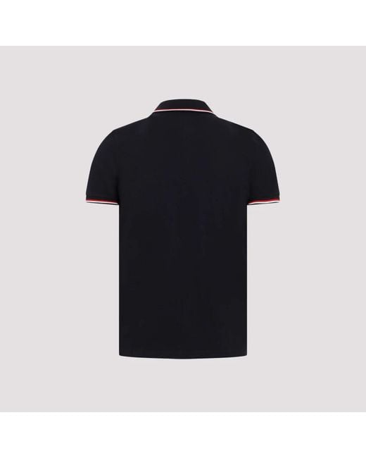 Moncler Black Polo Shirts for men