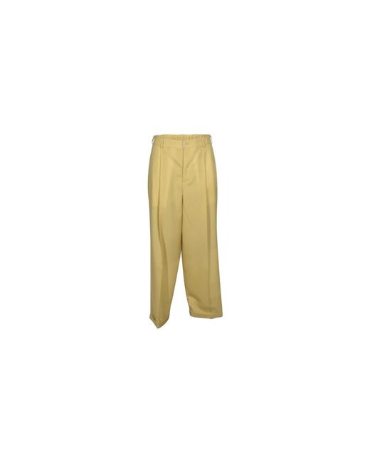 Marni Natural Straight Trousers for men