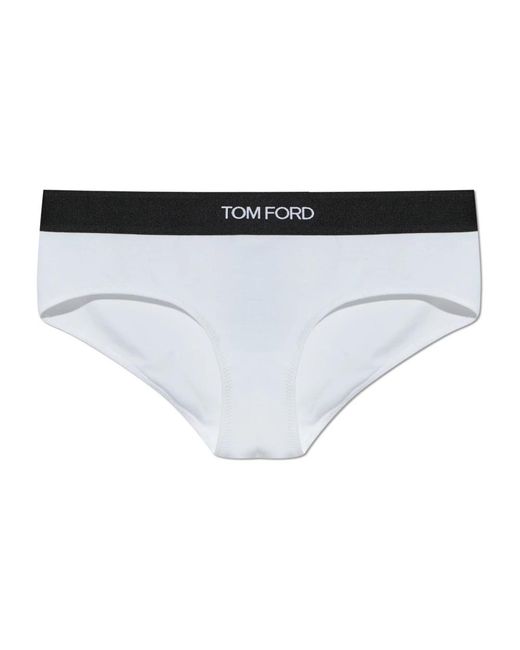 Tom Ford Ondergoed ,Wit ,Cijfers Met Logo in het White