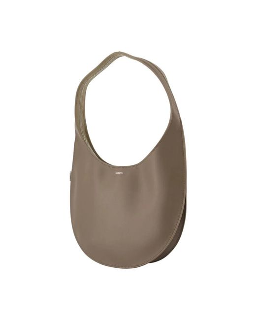 Coperni Brown Braune Leder-Schultertasche Mit Swipe