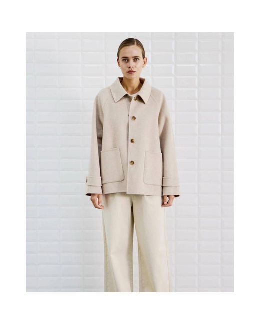 WITHBLACK Mel Wool Jacket in het Natural