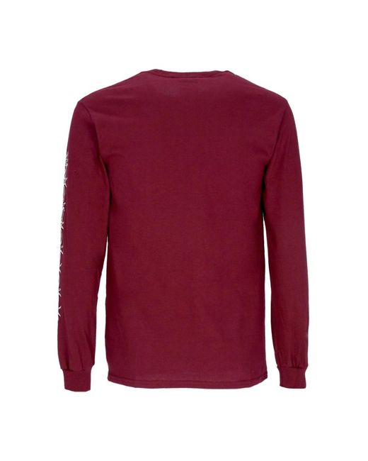 Thrasher Tops ,Bruin ,Katoen Prikkeldraad Lange Mouw Tee in het Red voor heren