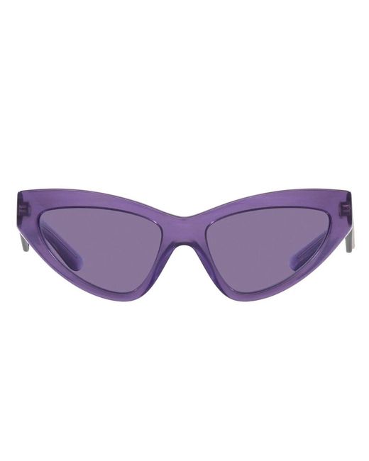 Dolce & Gabbana Purple Moderne sonnenbrille modell 4439