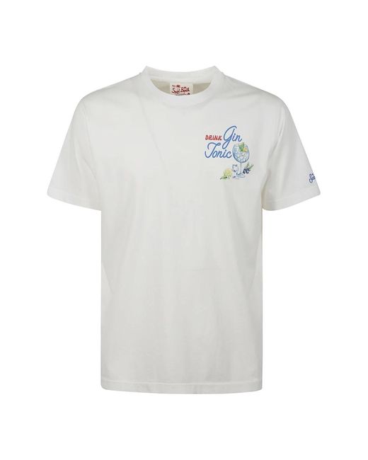 T-Shirts Mc2 Saint Barth de hombre de color White