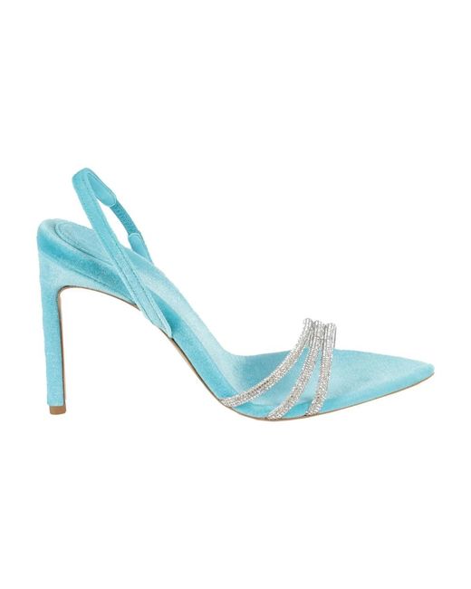 High heel sandals Bettina Vermillon de color Blue