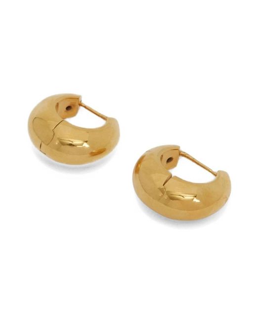 Earrings Jil Sander de color Metallic