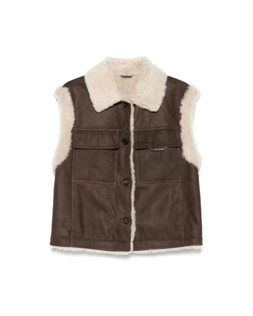 Brunello Cucinelli Brown Waistcoats