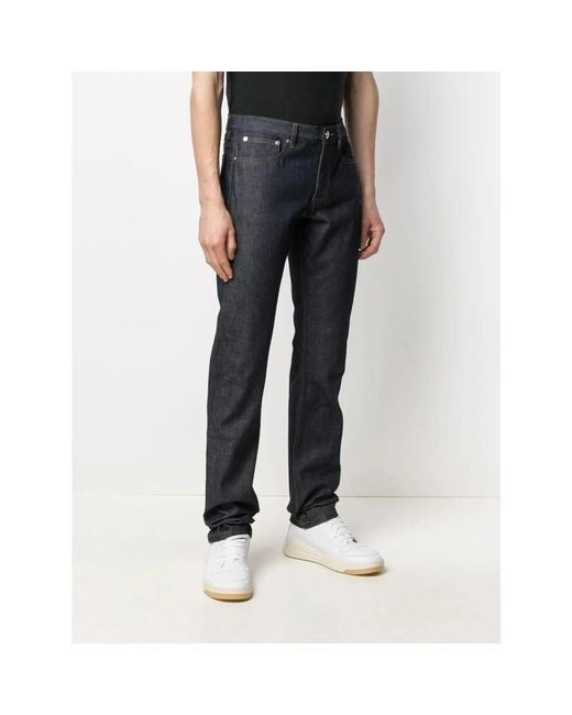 A.P.C. Blue Straight Fit Jeans for men