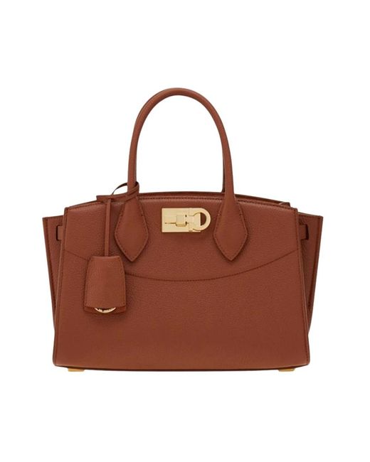 Ferragamo Brown Handbags
