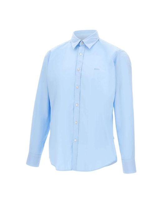 Boss Blue Formal Shirts for men