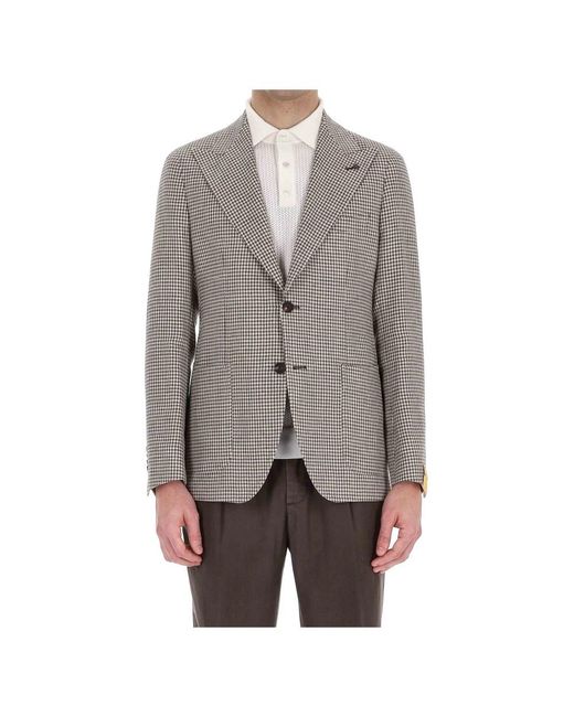 Tagliatore Gray Blazers for men